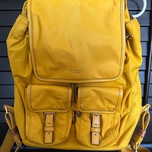 Tory Burch Yellow Backpack